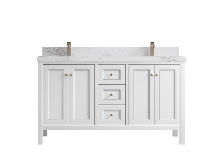 Nashville 60 in. W x 22 in. D Double Sink Bathroom Vanity - photo 21