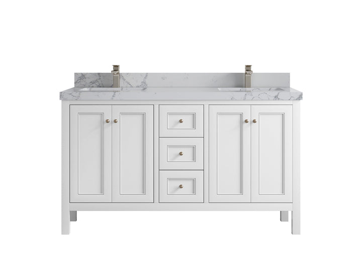 Nashville 60 in. W x 22 in. D Double Sink Bathroom Vanity - photo 31