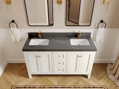 Nashville 60 in. W x 22 in. D Double Sink Bathroom Vanity - photo 42
