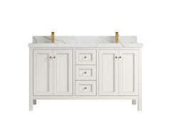 Nashville 60 in. W x 22 in. D Double Sink Bathroom Vanity - photo 21