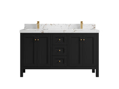 Nashville 60 in. W x 22 in. D Double Sink Bathroom Vanity - photo 45