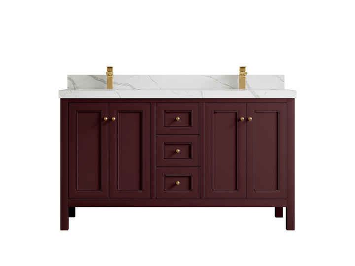 Nashville 60 in. W x 22 in. D Double Sink Bathroom Vanity - photo 44