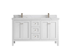 Nashville 60 in. W x 22 in. D Double Sink Bathroom Vanity - photo 19
