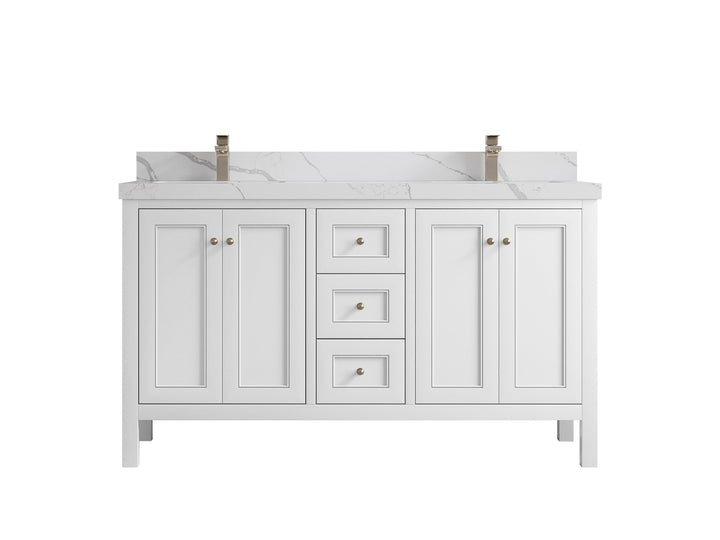 Nashville 60 in. W x 22 in. D Double Sink Bathroom Vanity - photo 19