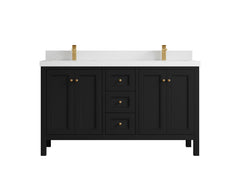 Nashville 60 in. W x 22 in. D Double Sink Bathroom Vanity - photo 35