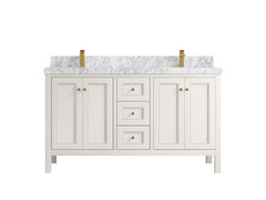 Nashville 60 in. W x 22 in. D Double Sink Bathroom Vanity - photo 29