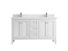 Nashville 60 in. W x 22 in. D Double Sink Bathroom Vanity - photo 37