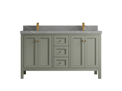 Nashville 60 in. W x 22 in. D Double Sink Bathroom Vanity - photo 43