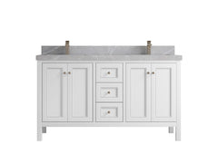 Nashville 60 in. W x 22 in. D Double Sink Bathroom Vanity - photo 29