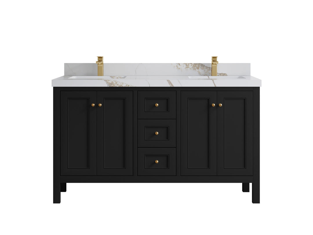 Nashville 60 in. W x 22 in. D Double Sink Bathroom Vanity - Willow Bath and Vanity