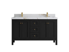 Nashville 60 in. W x 22 in. D Double Sink Bathroom Vanity - photo 39