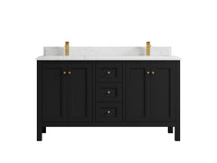 Nashville 60 in. W x 22 in. D Double Sink Bathroom Vanity - photo 15