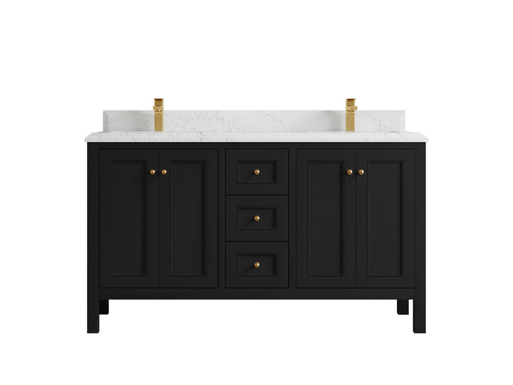 Nashville 60 in. W x 22 in. D Double Sink Bathroom Vanity - photo 15