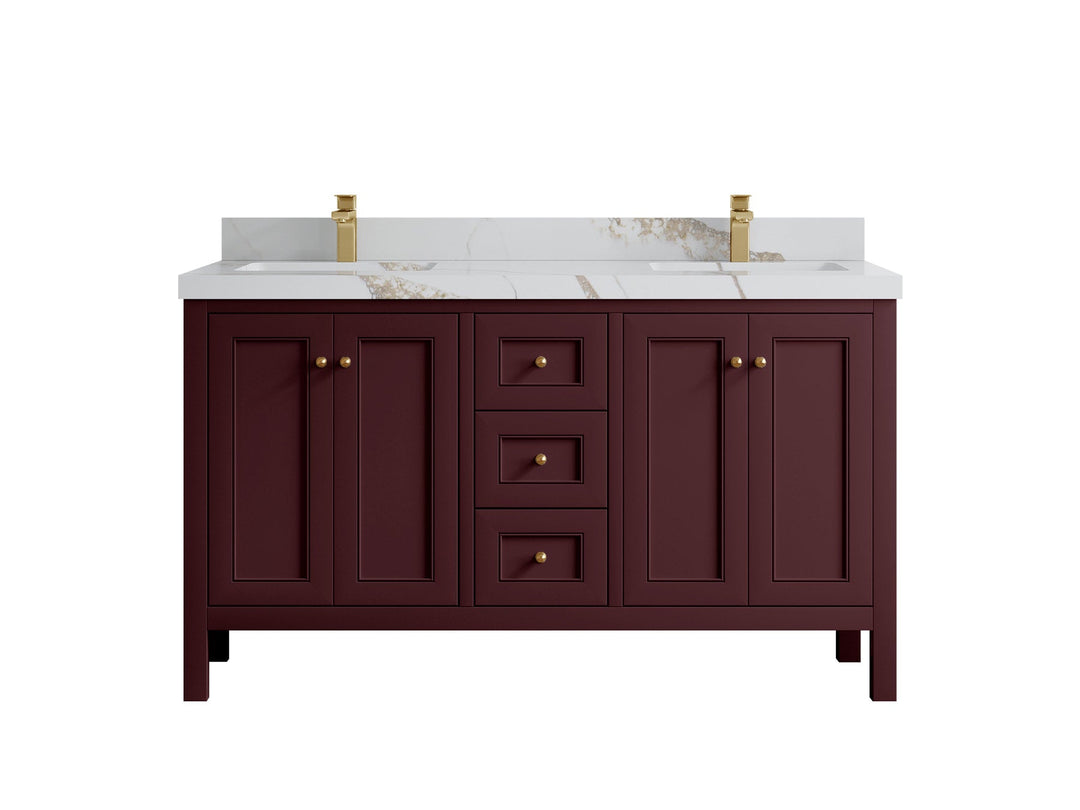 Nashville 60 in. W x 22 in. D Double Sink Bathroom Vanity - Willow Bath and Vanity