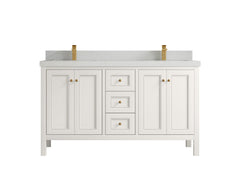 Nashville 60 in. W x 22 in. D Double Sink Bathroom Vanity - photo 31