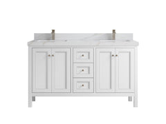 Nashville 60 in. W x 22 in. D Double Sink Bathroom Vanity - photo 33