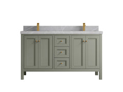 Nashville 60 in. W x 22 in. D Double Sink Bathroom Vanity - photo 41