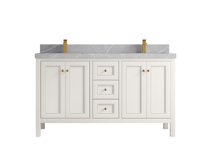 Nashville 60 in. W x 22 in. D Double Sink Bathroom Vanity - photo 41