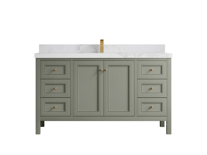 Nashville 60 in. W x 22 in. D Single Sink Bathroom Vanity - photo 1