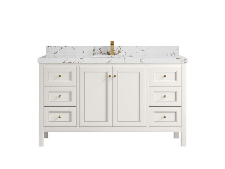 Nashville 60 in. W x 22 in. D Single Sink Bathroom Vanity - photo 45