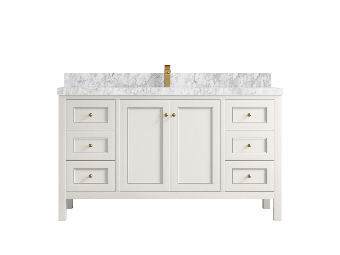 Nashville 60 in. W x 22 in. D Single Sink Bathroom Vanity - Willow Bath and Vanity