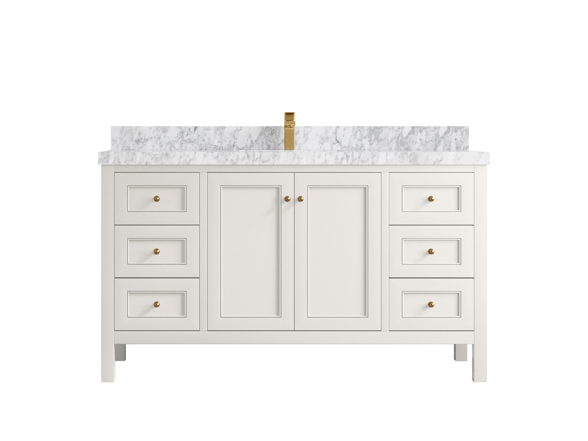 Nashville 60 in. W x 22 in. D Single Sink Bathroom Vanity - Willow Bath and Vanity