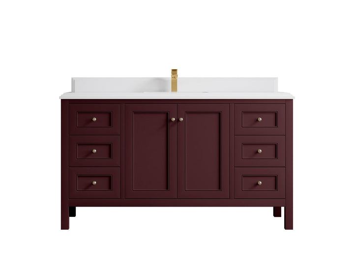 Nashville 60 in. W x 22 in. D Single Sink Bathroom Vanity - photo 31