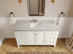 Nashville 60 in. W x 22 in. D Single Sink Bathroom Vanity - photo 40