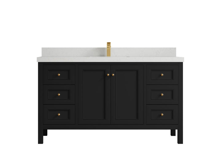 Nashville 60 in. W x 22 in. D Single Sink Bathroom Vanity - photo 41