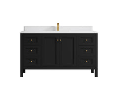 Nashville 60 in. W x 22 in. D Single Sink Bathroom Vanity - photo 21
