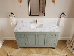 Nashville 60 in. W x 22 in. D Single Sink Bathroom Vanity - photo 24