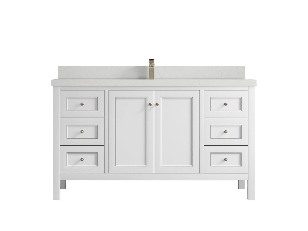 Nashville 60 in. W x 22 in. D Single Sink Bathroom Vanity - Willow Bath and Vanity