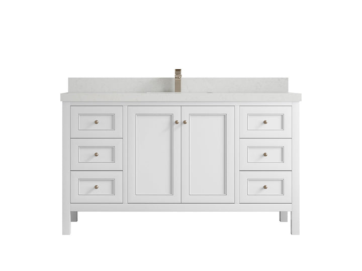 Nashville 60 in. W x 22 in. D Single Sink Bathroom Vanity - photo 25