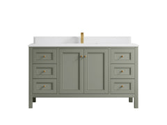 Nashville 60 in. W x 22 in. D Single Sink Bathroom Vanity - photo 37