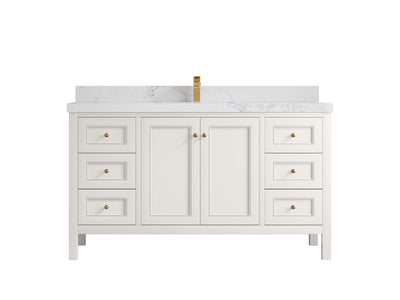 Nashville 60 in. W x 22 in. D Single Sink Bathroom Vanity - Willow Bath and Vanity