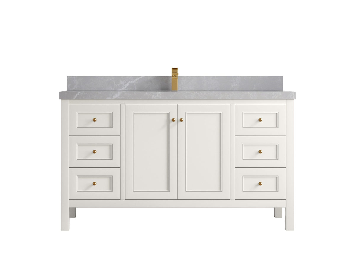 Nashville 60 in. W x 22 in. D Single Sink Bathroom Vanity - Willow Bath and Vanity