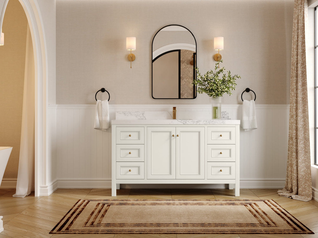 Nashville 60 in. W x 22 in. D Single Sink Bathroom Vanity - Willow Bath and Vanity