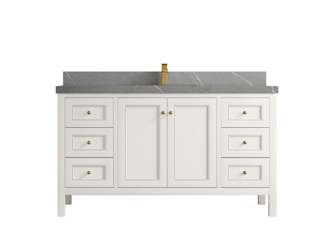 Nashville 60 in. W x 22 in. D Single Sink Bathroom Vanity - Willow Bath and Vanity