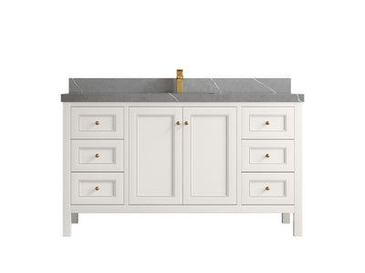 Nashville 60 in. W x 22 in. D Single Sink Bathroom Vanity - Willow Bath and Vanity