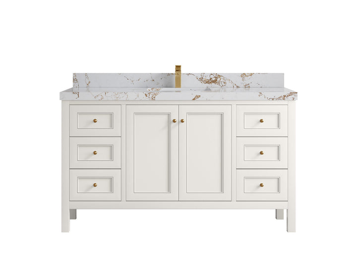 Nashville 60 in. W x 22 in. D Single Sink Bathroom Vanity - photo 47