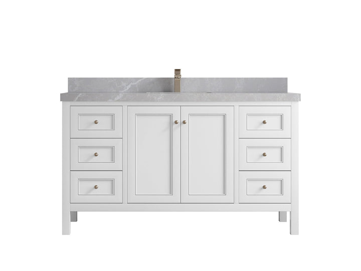 Nashville 60 in. W x 22 in. D Single Sink Bathroom Vanity - photo 29