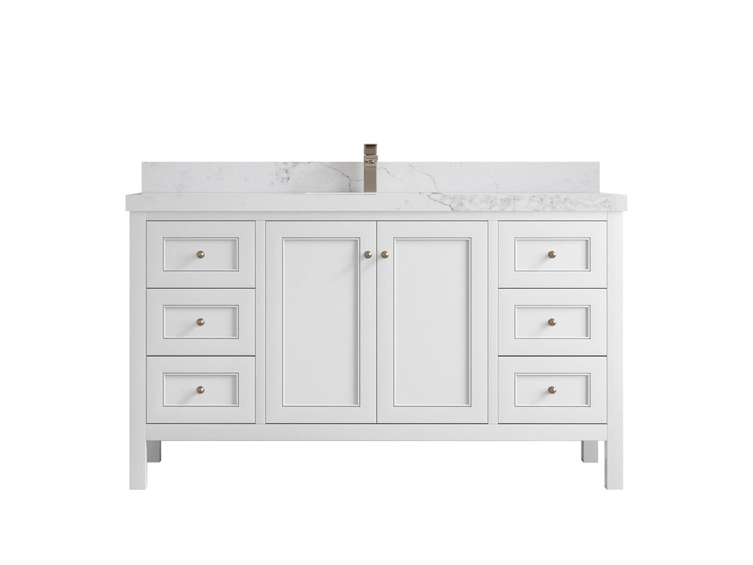 Nashville 60 in. W x 22 in. D Single Sink Bathroom Vanity - Willow Bath and Vanity