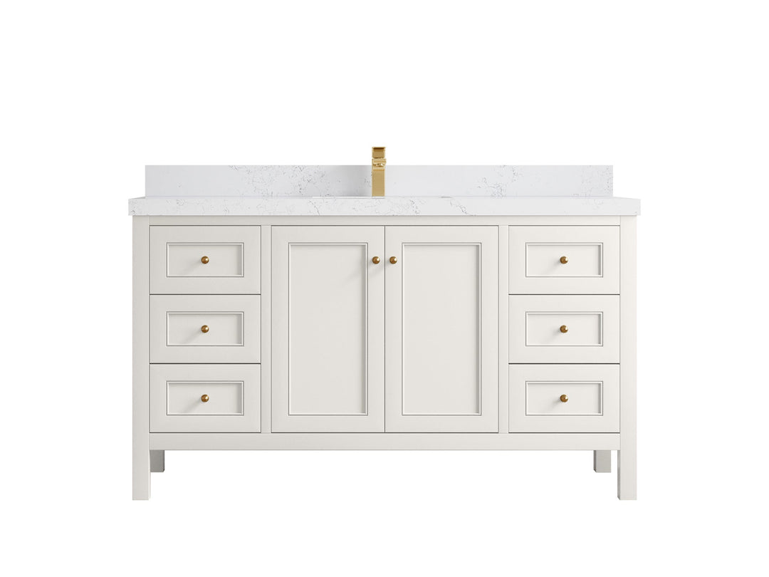 Nashville 60 in. W x 22 in. D Single Sink Bathroom Vanity - Willow Bath and Vanity