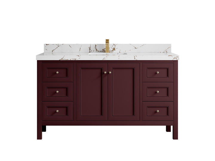 Nashville 60 in. W x 22 in. D Single Sink Bathroom Vanity - photo 39
