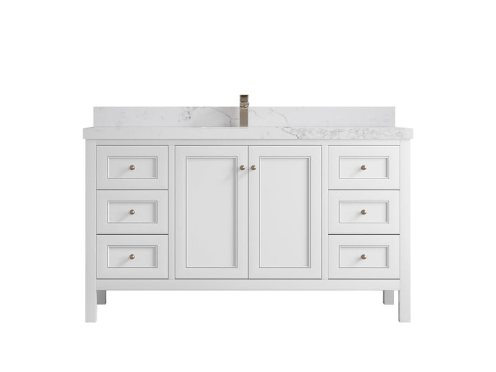 Nashville 60 in. W x 22 in. D Single Sink Bathroom Vanity - photo 1