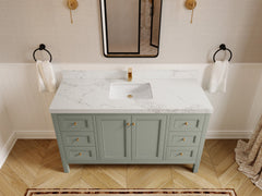 Nashville 60 in. W x 22 in. D Single Sink Bathroom Vanity - photo 22