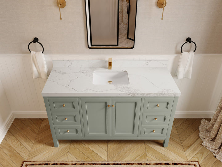 Nashville 60 in. W x 22 in. D Single Sink Bathroom Vanity - photo 22
