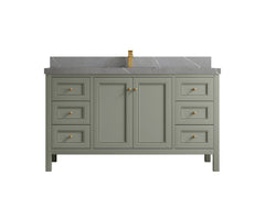Nashville 60 in. W x 22 in. D Single Sink Bathroom Vanity - photo 43