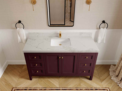 Nashville 60 in. W x 22 in. D Single Sink Bathroom Vanity - Willow Bath and Vanity