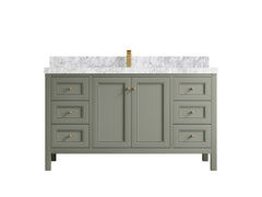 Nashville 60 in. W x 22 in. D Single Sink Bathroom Vanity - photo 29